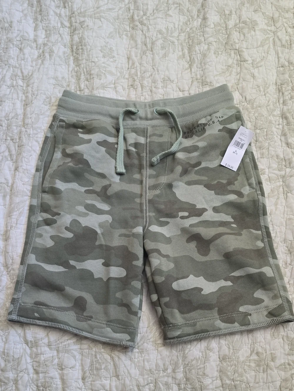 GAP Boy's  Camo Drawstring Athletic Shorts